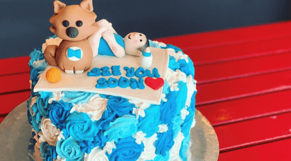 Baby shower cake for delivery in Dubai. Bakery Near Me.
