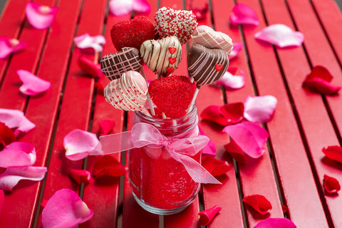 heart shaped cake pop selection for delivery in Dubai UAE