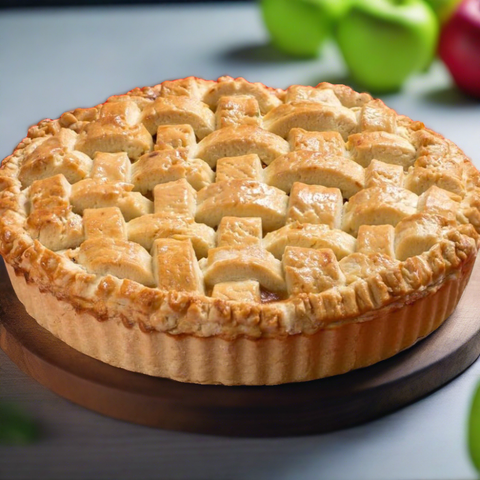 Apple Pie Whole. Apple Pie for delivery in Dubai. Pie Delivery in Dubai. Delivering fresh pies for your next gathering/event.