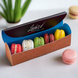 Box of 5 of scrumptious macarons.  We offer macaron Delivery in Dubai. Order online for delivery. 