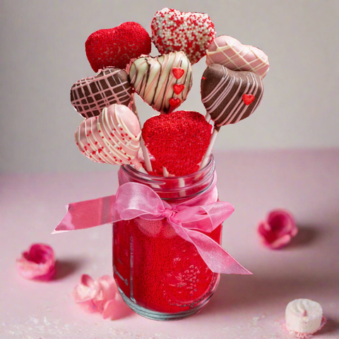 Valentine Chocolate Cake pops for delivery