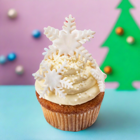 Snowflake Cupcake for delivery in Dubai. Best Bakery Near Me.