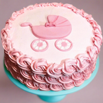 Buy Baby Girl customized cake online