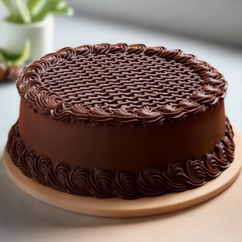 Eggless Nutella Cake Large size.  We offer eggless cake Delivery in Dubai. Order online for delivery. 