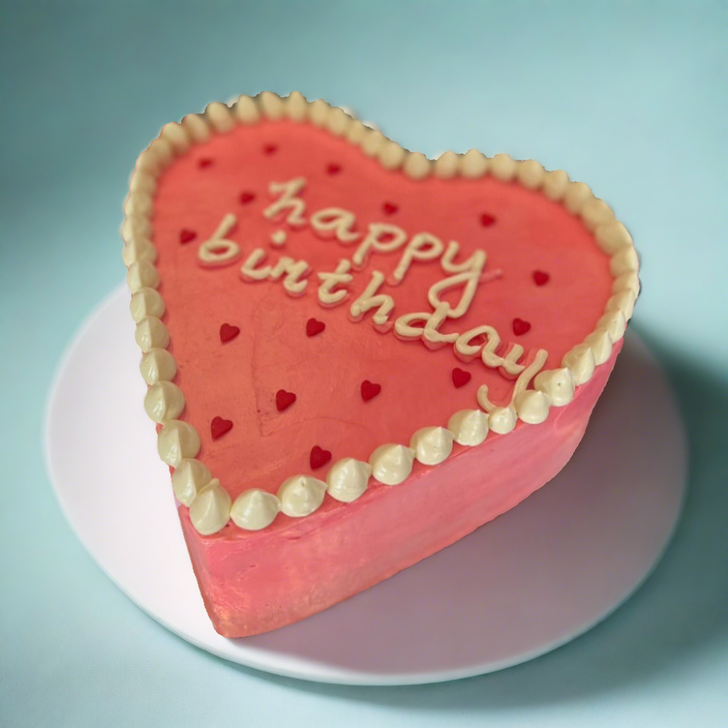 Heart shaped bento cake for delivery in Dubai