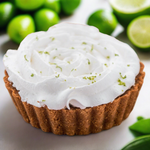 Key Lime Pie. Delicious Layers of biscuit and our key lime filling! Topped off with whipping cream! We offer delivery in Dubai. Order online for delivery.