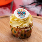 Day of the dead  halloween cupcake